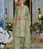 Women Ethnic Motifs Embroidered Kurta with Palazzos & Dupatta