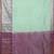 Pastel mint soft silk saree with blouse