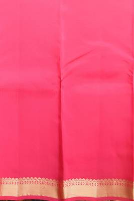 Orange soda and pink touch silk saree with blouse 3