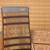 Steel grey and brown pure touch silk saree
