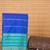 Royal blue veldhari semi silk saree with blouse