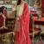 Ethnic Motifs Embroidered Round Neck Straight Kurta With Sharara & Dupatta