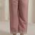Floral Yoke Design V-Neck Thread Work Straight Kurta & Trousers