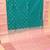 Aqua blue and baby pink brocade semi silk saree with blouse