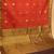 Yam orange semi silk saree with blouse