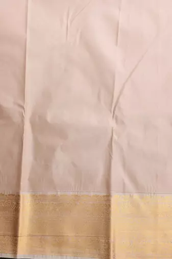 Copper brown semi silk saree with blouse