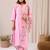 Women Floral Embroidered Kurta with Trousers & Dupatta