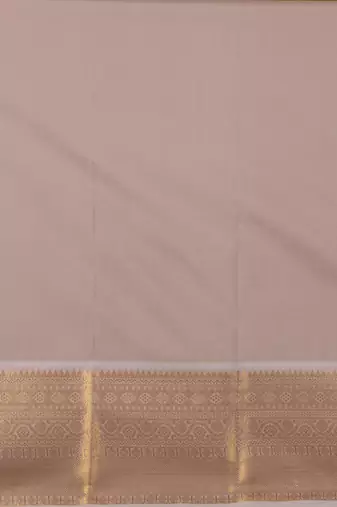 Green and grey soft silk saree with blouse