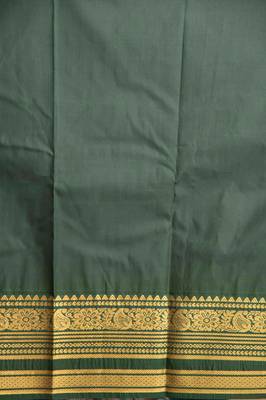 Pink aayiram butta semi silk saree with blouse 3