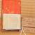Tangerine orange and grey zari kattam semi silk saree with blouse