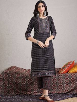 Women Ethnic Motifs Printed Regular Pure Cotton Kurta with Trousers & With Dupatta 6
