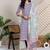 Women Floral Printed V-Neck Pure Cotton Kurta with Trousers & Dupatta