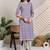 Women Floral Printed V-Neck Pure Cotton Kurta with Trousers & Dupatta