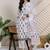 Women Floral Printed Cotton Kurta with Trousers & Dupatta