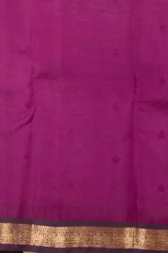 Lime green and purple touch silk saree with blouse