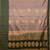 Grey and green varusaipet soft silk saree with blouse