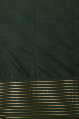 Grey and green varusaipet soft silk saree with blouse 4