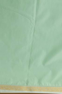 Fandango purple and mint green semi silk saree 3