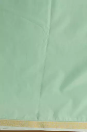 Fandango purple and mint green semi silk saree