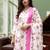 Floral Printed Pure Cotton Straight Kurta With Trousers & Dupatta