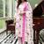 Floral Printed Pure Cotton Straight Kurta With Trousers & Dupatta
