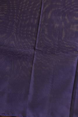 Harbor grey and blue touch silk saree with blouse 3