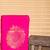 Shocking pink borderless pure touch silk saree