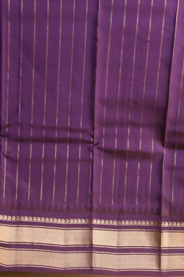 Peacock blue and  touch silk saree with blouse