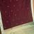 Maroon and mint green semi silk saree with blouse