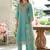 Ethnic Motifs Embroidered Regular Mirror Work Kurta With Trousers & Dupatta