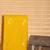 Olive yellow and cloud grey semi silk saree with blouse