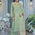 Women Floral Embroidered Thread Work Kurta with Trousers & Dupatta