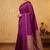 French violet touch silk saree with blouse