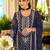 Ethnic Motifs Embroidered Sequinned Kurta with Trousers & Dupatta
