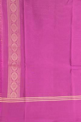 French violet touch silk saree with blouse 4