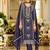 Ethnic Motifs Embroidered Sequinned Kurta with Trousers & Dupatta