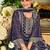 Ethnic Motifs Embroidered Sequinned Kurta with Trousers & Dupatta