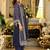Ethnic Motifs Embroidered Sequinned Kurta with Trousers & Dupatta