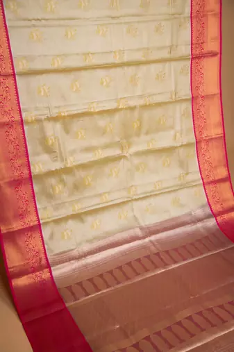 Golden tissue soft silk saree with blouse