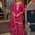 Adults-Women Woven Design Embroidered Kurta with Palazzos & Dupatta