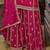 Adults-Women Woven Design Embroidered Kurta with Palazzos & Dupatta