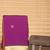 Russian violet and pastel green semi silk saree