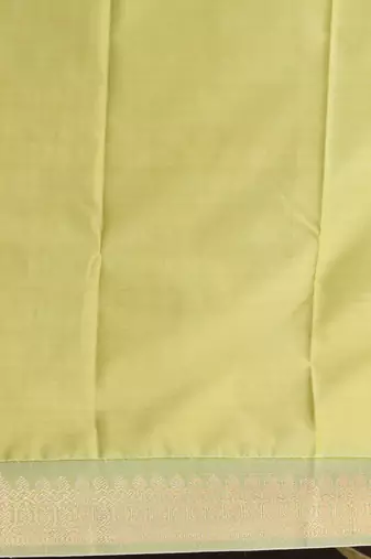 Russian violet and pastel green semi silk saree