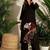 Geometric Printed V-Neck Pure Cotton Straight Kurta With Palazzos