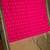 Strawberry pink and green semi silk saree with blouse