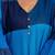 Colourblocked V-Neck A-Line Kurta With Trousers