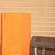 Coral orange pure touch silk saree