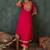 Women Floral Embroidered Kurta with Trousers