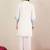 Women Solid Embroidered Cotton Kurta with Palazzos