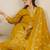 Women Solid Embroidered Cotton Kurta with Trousers & Dupatta